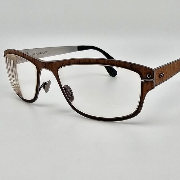 Lucas de Stael Once Upon a Time… Wood Metal Eyeglasses Frame France 53-18-132